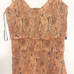 Express Leopard print dress size small